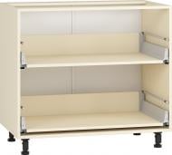 Тумба нижняя Грейд с 2 тандембоксами 900x820x522 мм ваниль