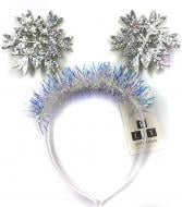 Обруч карнавальный серебряный Обруч карнавальный серебряный