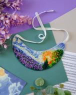 Набор для вышивания бисером Колье Летний этюд 202x115 мм Абрис Арт