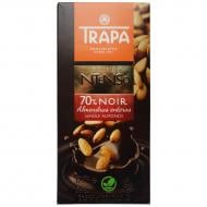 Чорний шоколад Trapa Intenso з мигдалем 175 г (8410679232053)