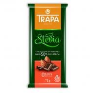 Чорний шоколад Trapa Stevia 50% 75 г