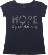 Футболка для дівчинки Фламінго р.122 темно-синій 744-416