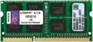 Оперативна пам'ять Kingston SODIMM DDR3 8 GB (1x8GB) 1600 MHz (KVR16S11/8WP)