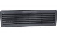 Решетка вентиляционная AirRoxy дверная 115x430 graphite пластик