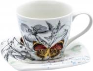 Чашка с блюдцем Батерфляй 220 мл QY06-057 Чашка с блюдцем Батерфляй 220 мл QY06-057