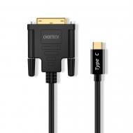 Кабель Choetech Type-C - DVI (XCD-0018-BK) 1,8 м чорний (CAB-CHOE-TYPC-DVI-18)
