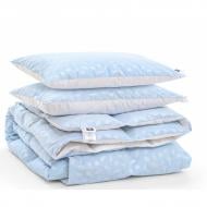 Набор пуховый №2111 Bio-Blue Зима 90% пух (подушка 50*70 упругая) одеяло 172x205 см MirSon Blue