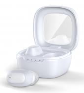 Наушники беспроводные Choetech TWS Small Cube белые (HEAD-CHOE-BH-T23-WH)