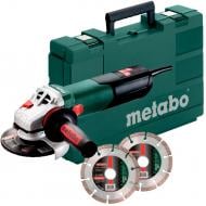 Болгарка (угловая шлифмашина) Metabo W 13-125 M-Quick SET 603627510 пластиковый кейс