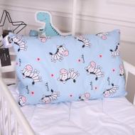 Подушка Kids Time 20-0037 Cute blue zebra EcoSilk мягкая MirSon 50x70 см мульти