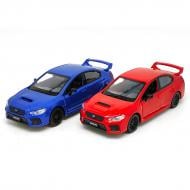 Автомодель TechnoDrive 1:43 Subaru WRX STI синий и красный 260008