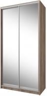 Шафа-купе Стандарт Уні VIP-master ДСП 1200x600x2400 мм дуб сонома трюфель двері дзеркало
