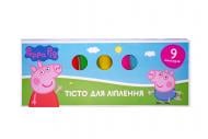 Тісто для ліплення Перо Peppa Pig 9 кольорів 122175 Тісто для ліплення Перо Peppa Pig 9 кольорів 122175