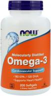 Жирные кислоты Now Foods Omega-3 1000 mg 200 капс. Жирные кислоты Now Foods Omega-3 1000 mg 200 капс.