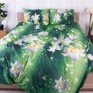 Комплект постельного белья MirSon Microsatin Premium 15-0610 Lilies мульти