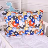 Подушка Kids Time 20-0032 Colored bears EcoSilk мягкая MirSon 50x70 см мульти