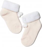 Носки детские для девочекдля мальчиков Conte-Kids CK SOF-TIKI (с отворотом декор) 15С-4СП 212 р.7-8 бежевый