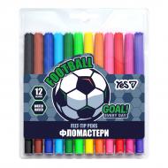 Фломастеры Football 12 цветов 650600 YES