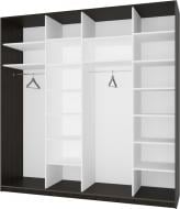 Корпус шкафа-купе Стандарт VIP-master 2400x600x2400 мм венге