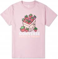 Футболка Converse Strawberry Basket Relaxed Tee 10023029-530 р.S светло-розовый
