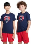 Футболка Nike PSG U NK CREST TEE FZ0031-410 р.L синий