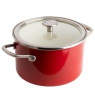 Каструля з кришкою KitchenAid Core 20 см 3,7 л червоний (CC003267-001) Каструля з кришкою KitchenAid Core 20 см 3,7 л червоний (CC003267-001)