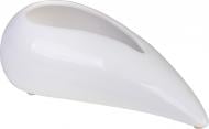 Кашпо Eterna SC 11,5x25x8 см 1308-08 фігурний білий (1308-08 біла)