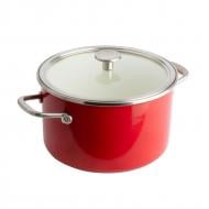 Каструля з кришкою KitchenAid Steel Core, 24 см, 6 л, червоний (CC003270-001) Каструля з кришкою KitchenAid Steel Core, 24 см, 6 л, червоний (CC003270-001)