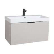 Тумба консольная Aqua Rodos Fabio кашемир с умывальником 80 см