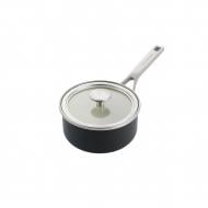 Ковш с крышкой KitchenAid Steel Core, 18 см, 2 л, черный матовый (CC005998-001)