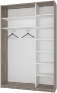 Корпус шкафа-купе Стандарт VIP-master 1600x450x2400 мм дуб сонома трюфель