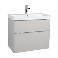 Тумба консольная Aqua Rodos Америна кашемир с умывальником Deep 90 см