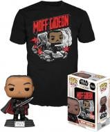 Набір подарунковий Funko Фігурка+Футболка POP and Tee Star Wars Mandalorian Moff Gideon S 52702 (FUN255172)