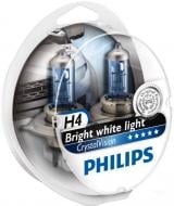 Автолампа галогенная Philips Cristal Vision H4 55 Вт 2 шт.(48981428)