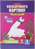 Набор картона Лама КДК-А-4-9 цветной двухсторонний глянцевый