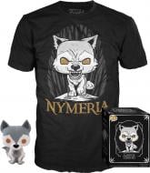 Набір подарунковий Funko Фігурка+Футболка POP and Tee: GOT: Nymeria S 38639 (FUN25525)