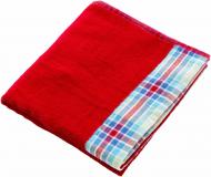 Полотенце двухстороннее 50x90 см красный
