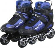 Роликовые коньки MaxxPro YX-0119-6ZM р. 41 сине-черный Роликовые коньки MaxxPro YX-0119-6ZM р. 41 сине-черный