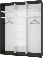 Корпус шкафа-купе Стандарт VIP-master 2100x450x2400 мм венге