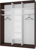 Корпус шкафа-купе Стандарт VIP-master 2100x450x2400 мм орех темный