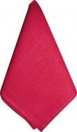 Серветка льняна 45x45 см червоний