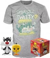 Набір подарунковий Funko Фігурка+Футболка POP and Tee: Looney Tunes: Sylvester & Tweety XL 46986 (FUN255131)
