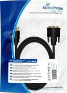 Кабель MediaRange HDMI-DVI MRCS185 2 м чорний (MRCS185)