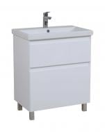 Тумба напольная Aqua Rodos Элит белый с умывальником Elite 70 см