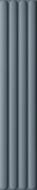 Плитка WOW TILES S.L. Plinto Out Blue Matt 10.7x54.2 см