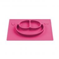 Тарелка-коврик Kinder Marky Попугай розовая силиконовая Тарелка-коврик Kinder Marky Попугай розовая силиконовая