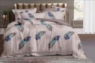 Комплект постельного белья Сатин 22-1310 Peacock feathers 200х220 см мультиколор MirSon