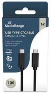 Кабель MediaRange USB3.1 C-C 1,2 м black (MRCS214)