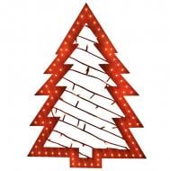 Декоративная новогодняя фигура ТМ PPM Елка оранжевый h 750 мм светодиодная (LED) 200 ламп