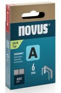 Скобы для ручного степлера Novus A53 6 мм тип 53 (А) 800 шт. 042-0776